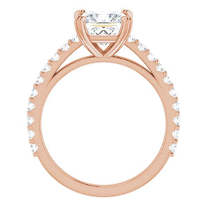 Princess Claw Set Style Engagement Ring