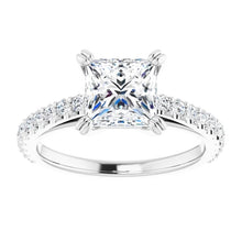 Princess Claw Set Style Engagement Ring