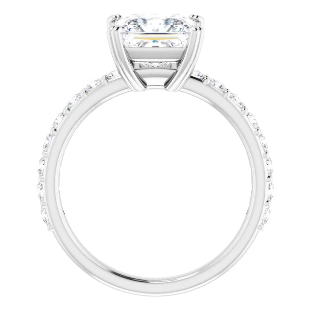 Princess Claw Set Style Engagement Ring