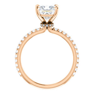 Princess Claw Set Style Engagement Ring - I Heart Moissanites