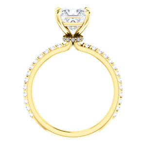Princess Claw Set Style Engagement Ring - I Heart Moissanites