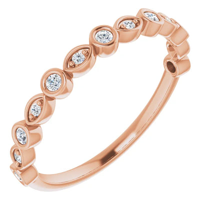 Moissanite Anniversary Band