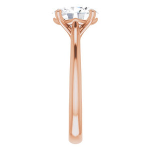 Oval Solitaire Engagement Ring