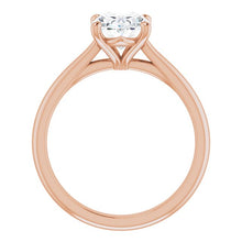 Oval Solitaire Engagement Ring
