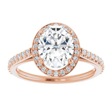 Oval Halo Style Engagement Ring