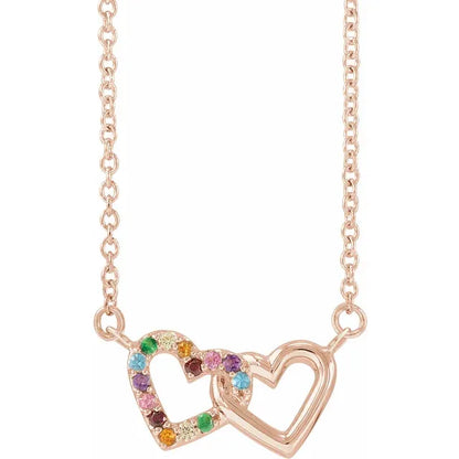 Rainbow Heart Pendant
