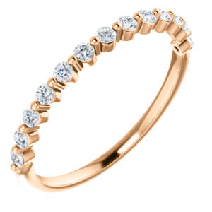 Moissanite Anniversary Band - I Heart Moissanites