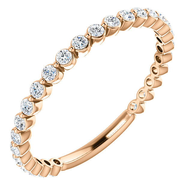 Moissanite Anniversary Band - I Heart Moissanites