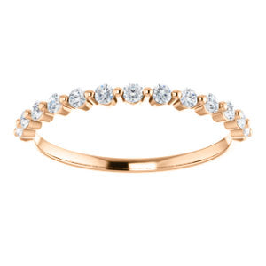 Moissanite Anniversary Band - I Heart Moissanites