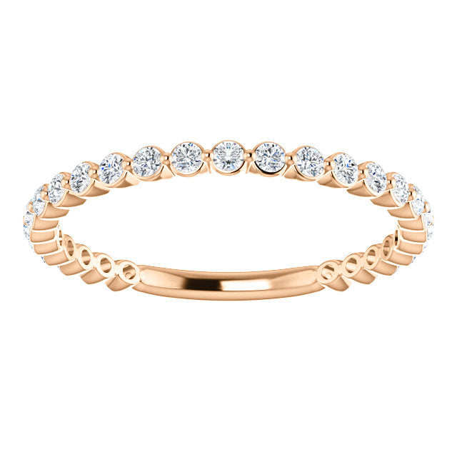 Moissanite Anniversary Band - I Heart Moissanites