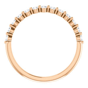 Moissanite Anniversary Band - I Heart Moissanites