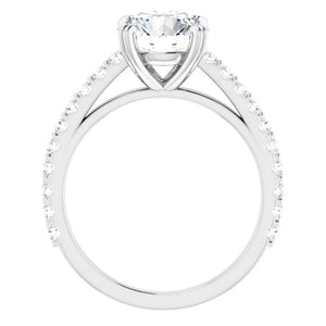 Round Brilliant Claw Set Style Engagement Ring
