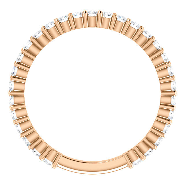 Diamond Wedding Band - I Heart Moissanites