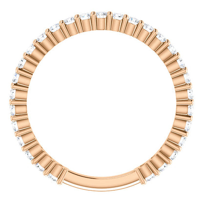 Diamond Wedding Band - I Heart Moissanites