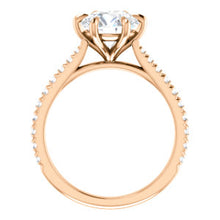 Round Brilliant Six Claw Set Style Engagement Ring - I Heart Moissanites