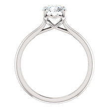 Four Claw Round Brilliant Solitaire Engagement Ring - I Heart Moissanites