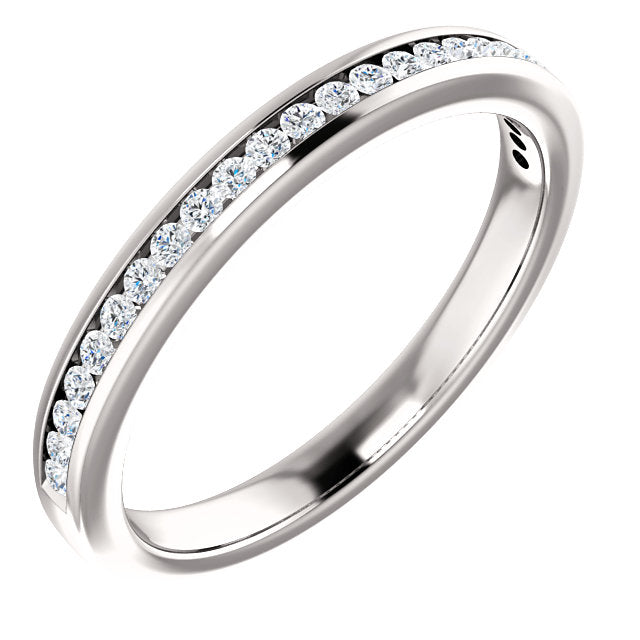 Diamond Wedding Band - I Heart Moissanites