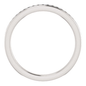 Diamond Wedding Band - I Heart Moissanites