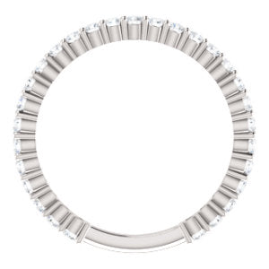 Diamond Wedding Band - I Heart Moissanites