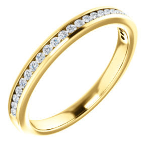 Diamond Wedding Band - I Heart Moissanites