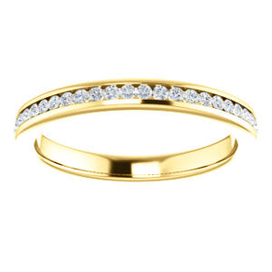 Diamond Wedding Band - I Heart Moissanites