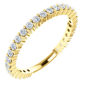 Diamond Wedding Band - I Heart Moissanites