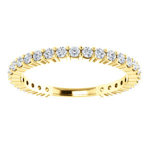 Diamond Wedding Band - I Heart Moissanites