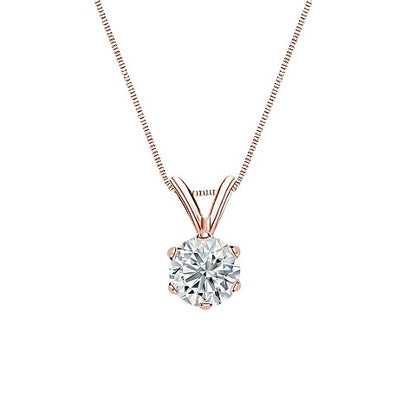 Solitaire Pendant - I Heart Moissanites
