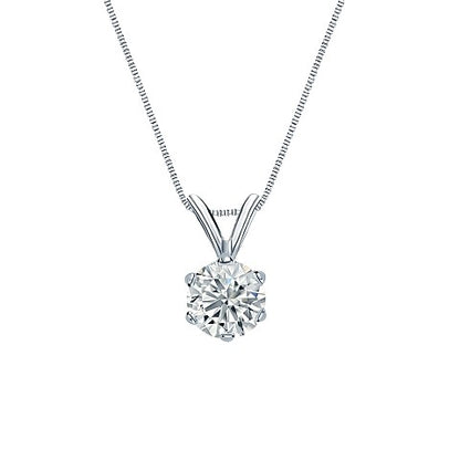 Solitaire Pendant - I Heart Moissanites