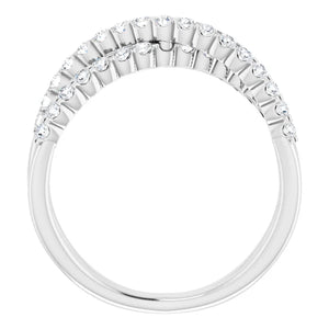 Criss Cross Style Anniversary Band