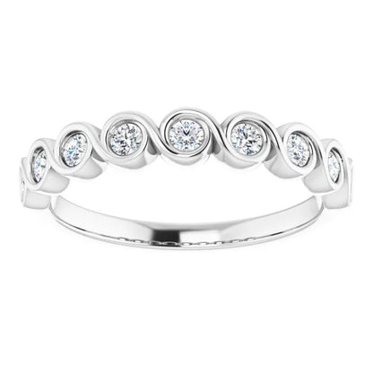 Lab Diamond Anniversary Band