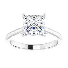 Princess Solitaire Engagement Ring