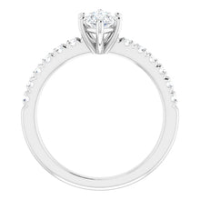 Marquise Six Claw Set Style Engagement Ring