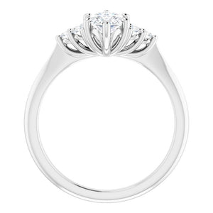 Marquise Antique Inspired Design Engagement Ring