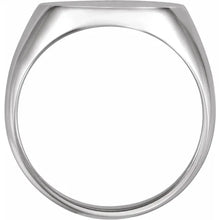 Men's Oval Signet Ring