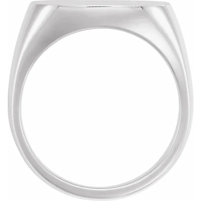 Men's Square Signet Ring