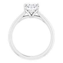 Oval Solitaire Engagement Ring