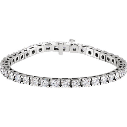 9.25ct  Claw Set Tennis Bracelet - I Heart Moissanites