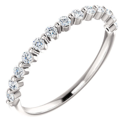 Moissanite Anniversary Band - I Heart Moissanites