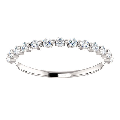 Moissanite Anniversary Band - I Heart Moissanites