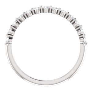 Moissanite Anniversary Band - I Heart Moissanites