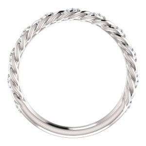 Moissanite Anniversary Band - I Heart Moissanites