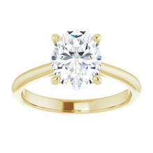 Oval Solitaire Engagement Ring