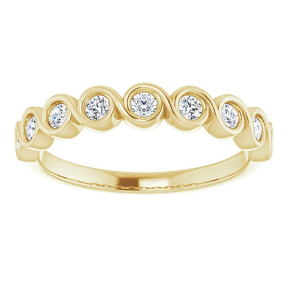 Lab Diamond Anniversary Band