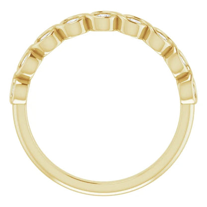 Lab Diamond Anniversary Band