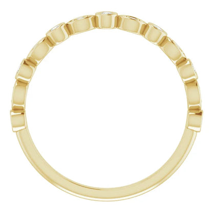 Lab Diamond Anniversary Band