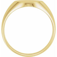 Men's Oval Signet Ring