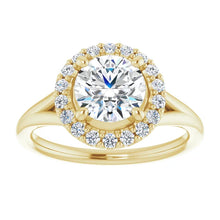 Round Brilliant Halo Style Engagement Ring