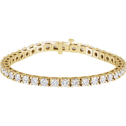 9.25ct  Claw Set Tennis Bracelet - I Heart Moissanites
