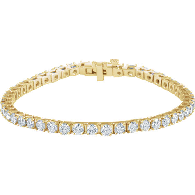 7.00ct Claw Set Tennis Bracelet - I Heart Moissanites